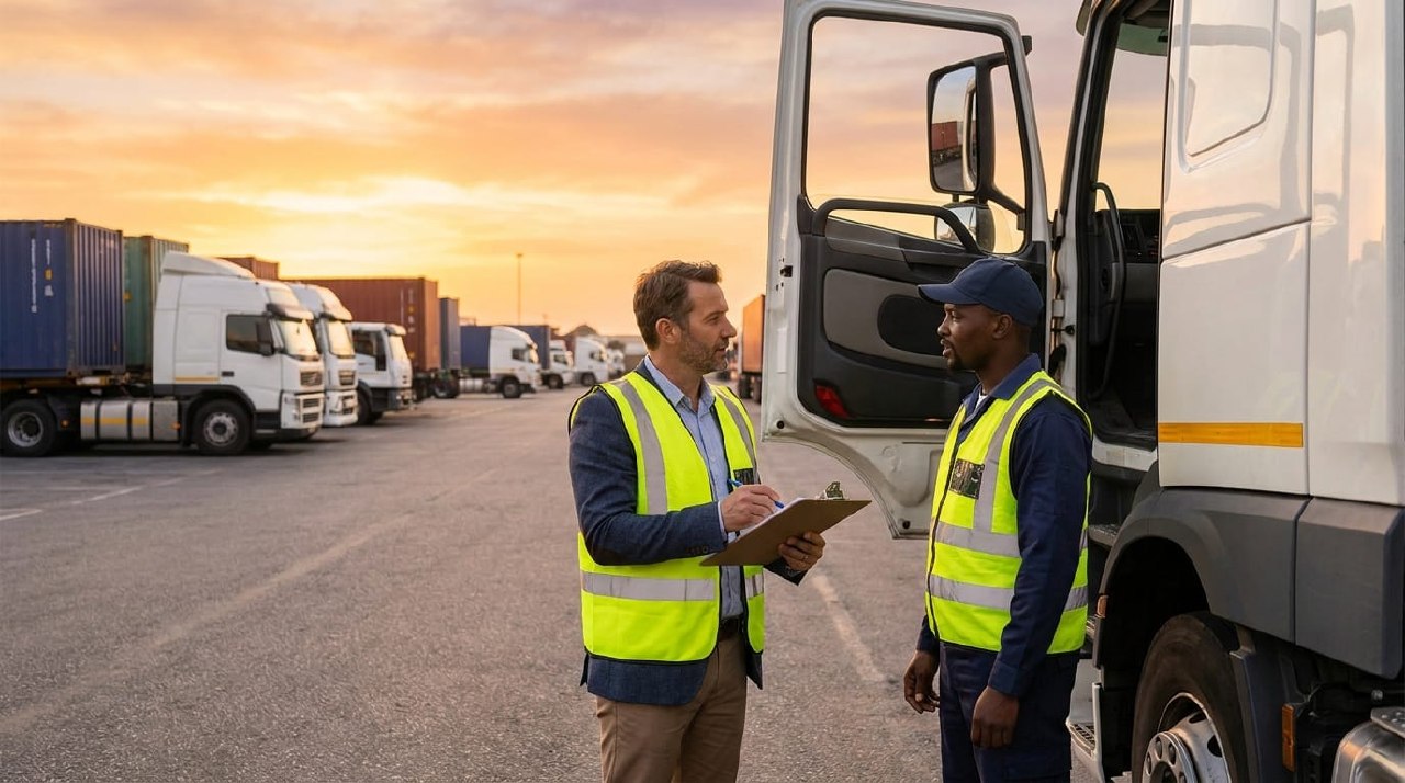 Logistics fleet check